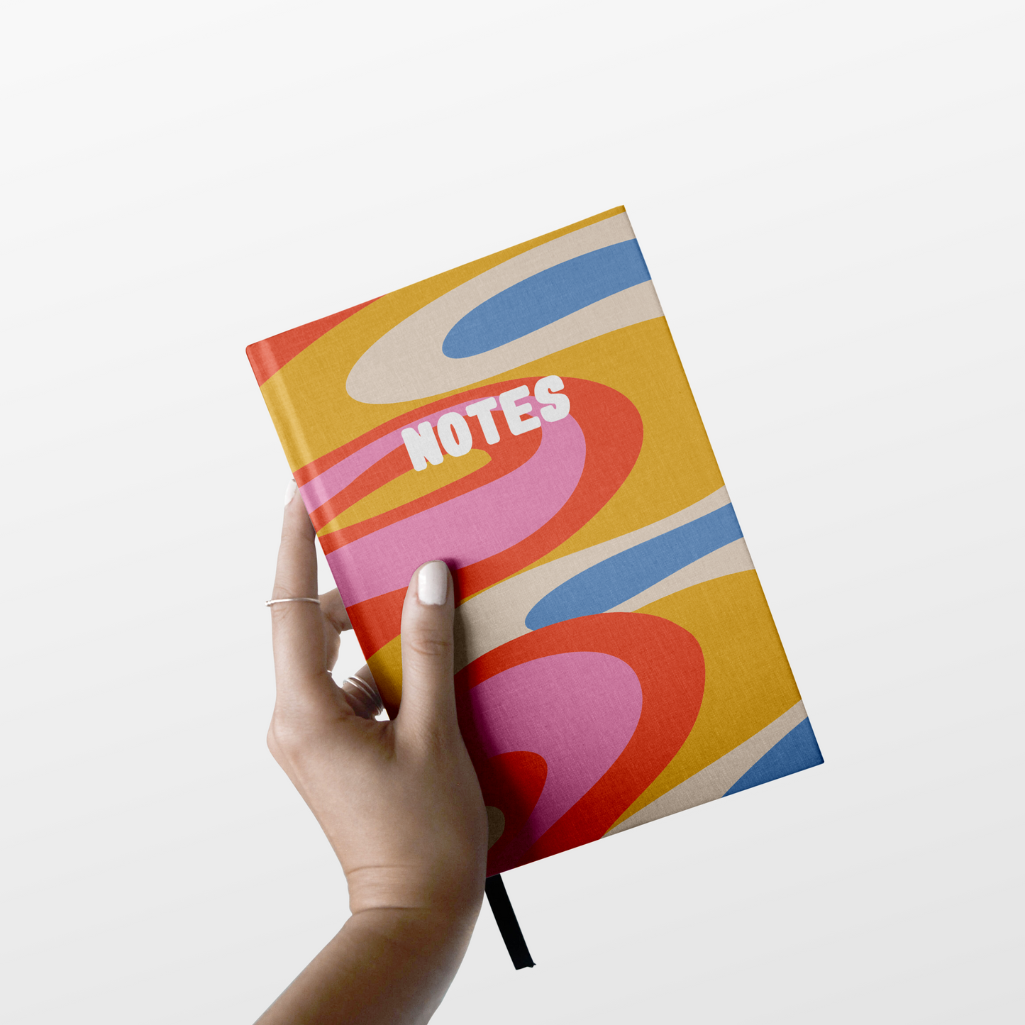 Retro Swirls Notebook