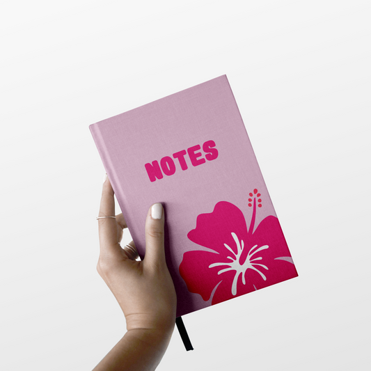 Pink Hibiscus Notebook