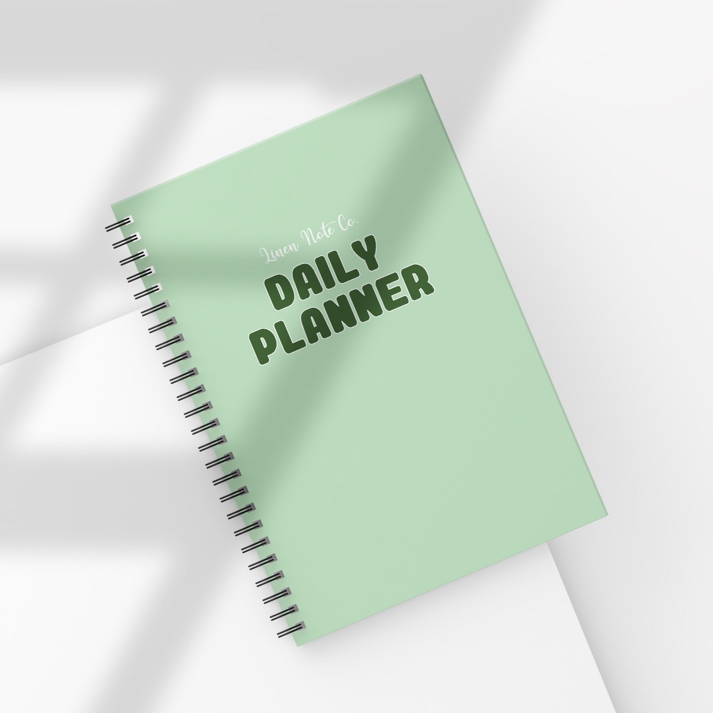 Green Block Daily Planner